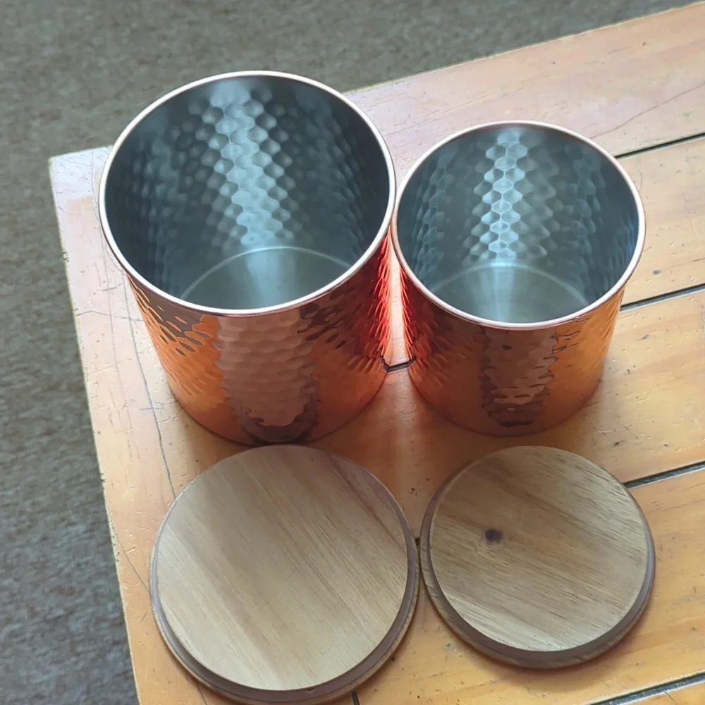 Copper containers - Picture 2 of 2